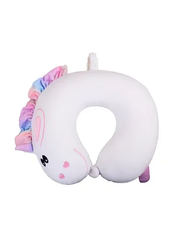 Подголовник Единорог белый (текстиль) (30х30)