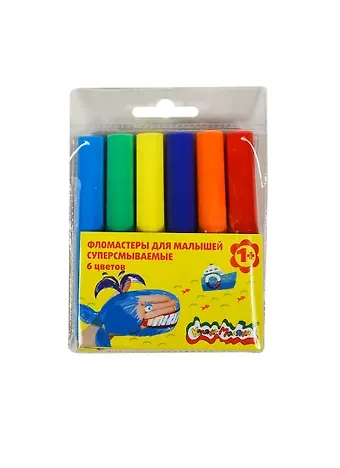 Фломастеры Каляка-Маляка, 6 цветов