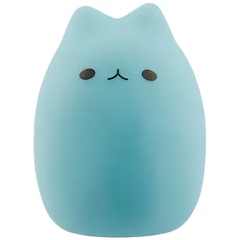 Светильник LED Котик овальный, 8х10см, цвета в ассортименте