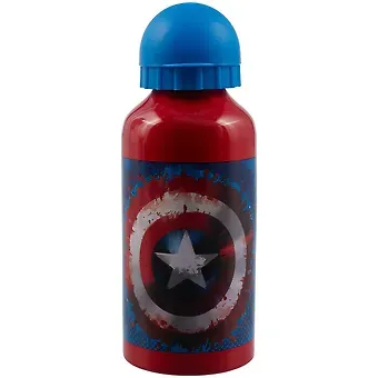 Бутылка Мстители Капитан Америка Щит (металл) (400 мл)