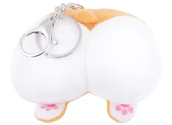 Брелок Хвостик Корги (текстиль) (11см) (12-01669-63429)