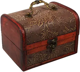 Шкатулка-сундучок XL 11*11,5*15  15*11*12см, дерево, в ассортименте