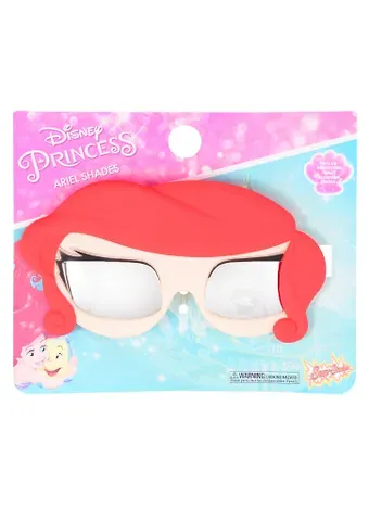 Детские солнцезащитные очки «Диснеевская принцесса. Ариель». 100% защита от ультраф. UV400. Ударопр. линзы. Soft-touch пластик.