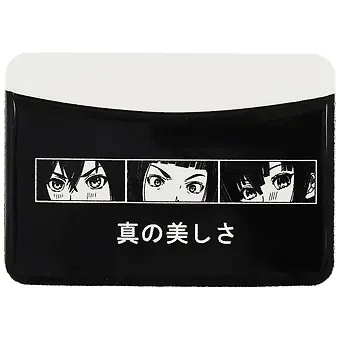 Чехол для карточек горизонтальный Аниме Лица