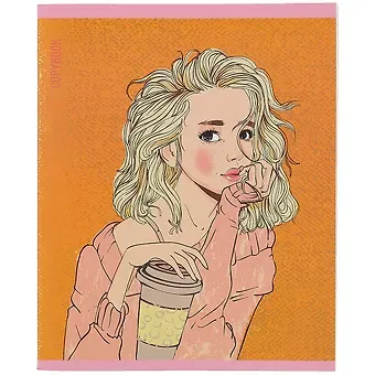 Тетрадь в клетку Listoff, Girls style, 48 листов, в ассортименте