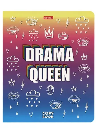 Тетрадь в клетку Hatber, CrazyColor, 48 листов, в ассортименте