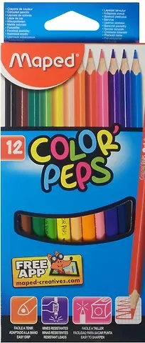 Карандаши цветные Maped, Color'Peps, 12 цветов