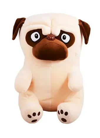 Мягкая игрушка сердитый Мопс (50х35)