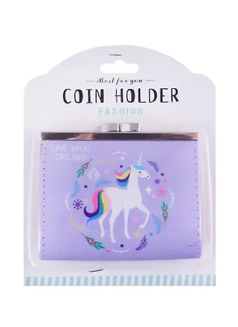 Кошелек с застёжкой Единорог Live your dreams (PU) (10×9) (блистер) (12-11592-ZY-10)
