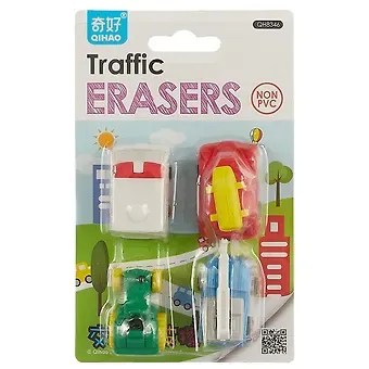 Ластики-пазлы «Техника», 4 штуки