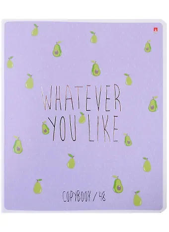 Тетрадь в клетку Альт, Fruit Rain, 48 листов, в ассортименте