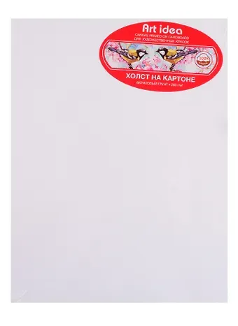 Холст на картоне Art idea, грунтованый, 15 х 20 см
