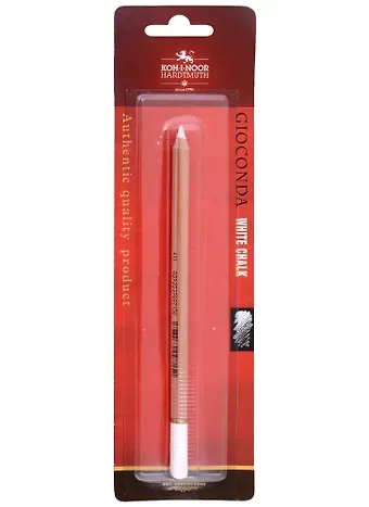 Карандаш меловой GIOCONDA 8801, белый, блистер, Koh-i-Noor