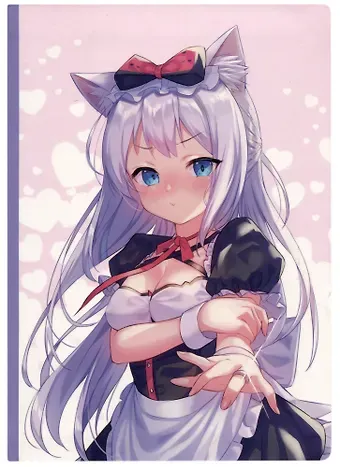 Блокнот Аниме Девушка с ушками (Сёдзё) (цветная)