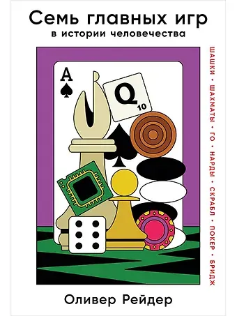 Оливер Рейдер Семь главных игр в истории человечества: шашки, шахматы, го, нарды, скрабл, покер, бридж