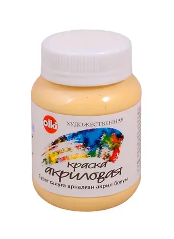 Акрил художественный 100 мл неаполитанская желтая