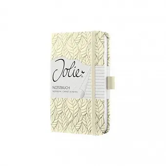 Блокнот для записей А6, 174стр Jolie, твердая обложка, матовое покрытие с тиснением 