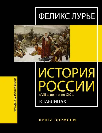 Феликс Моисеевич Лурье История России с VIII в. до н.э. по XIX в. в таблицах. Лента времени