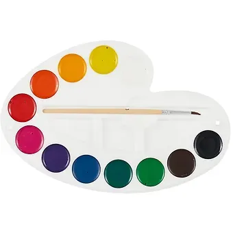 Краски акварельные 12 цветов 