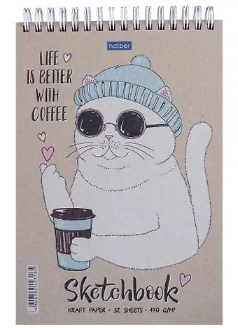 Скетчбук А5 32л 