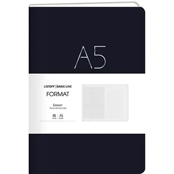 Книга для записей А5 80л лин. 