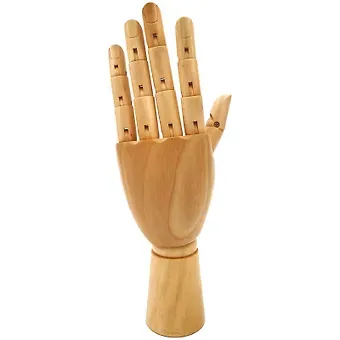 Манекен Рука 30см мужская левая, дерево, Гамма