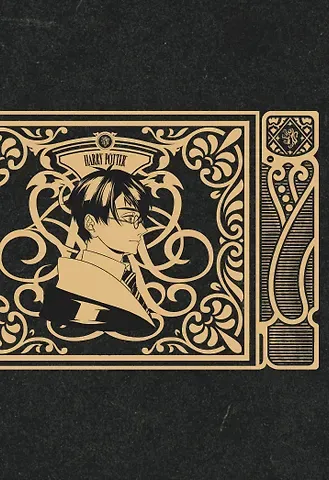 Гарри Поттер Аниме Обложка для паспорта Гарри и Драко