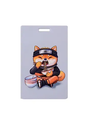 Чехол для карточек Аниме Лисенок с лапшой рамен