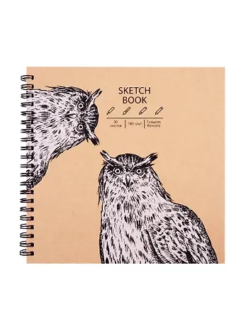 Скетчбук 190*190 30л 