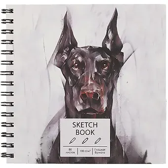 Скетчбук 195*195 80л 