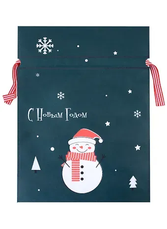 Мешок 40*30см подарочный 