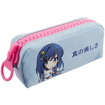 Пенал с большой молнией 