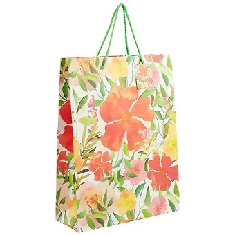 Подарочный пакет «Яркие цветы», А3