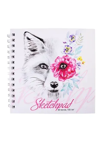 Скетчбук 195*195 80л 