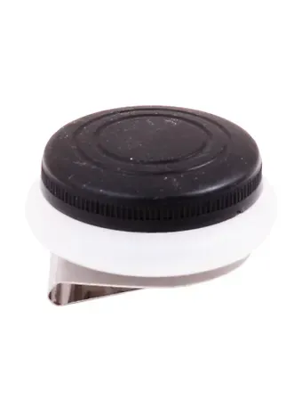 Масленка пластиковая одинарная с крышкой, d=5см, h=3,5см, Сонет