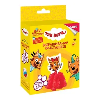 Набор для опытов «Три кота. Выращивание кристаллов. Карамелька»