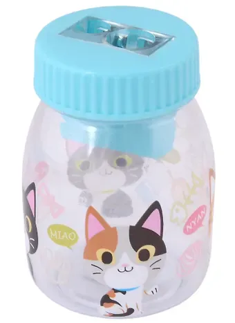 Точилка 2 отверстия, с контейнером 