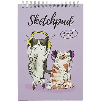 Скетчбук А5 60л 