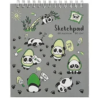 Скетчбук А6 60л 