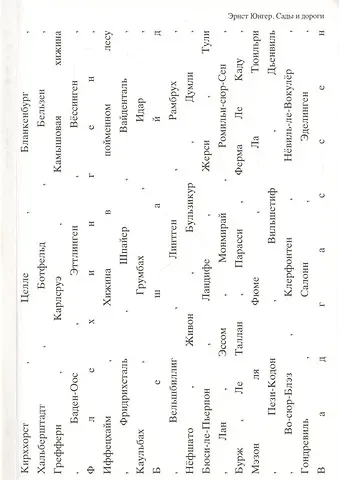 Эрнст Георг Юнгер Сады и дороги