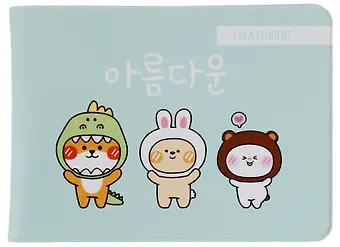 Обложка для студенческого Kawaii Зверюшки