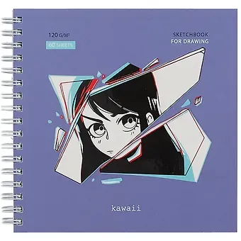 Скетчбук 150*150 60л 