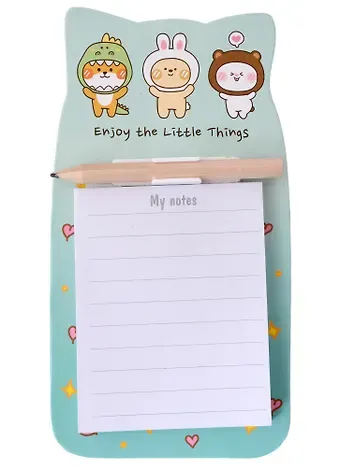 Блок для записей с карандашом 90*170 40л на магните 