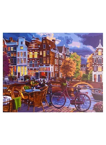 Холст с красками по номерам на подрамнике 