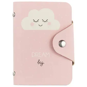 Визитница Облачко Dream big (20 карт) (PU) (11×8) (блистер) (12-11592-ZY-20)