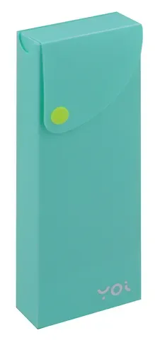 Пенал Yoi, Pastel, выдвижной бирюзовый