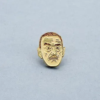 Сувенир, Значок эмалированный Манн