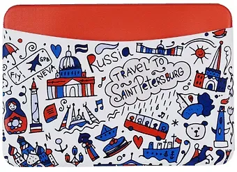 Чехол для карточек горизонтальный СПб Travel (ДКГ2018-24)