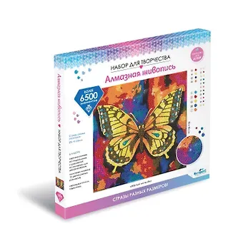 Набор для творчества. Разноразмерная мозаика на подрамнике 