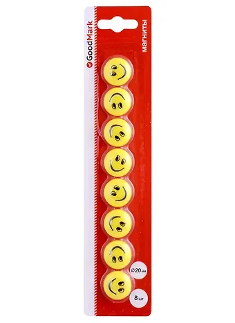 Магниты 8 штук 20мм 